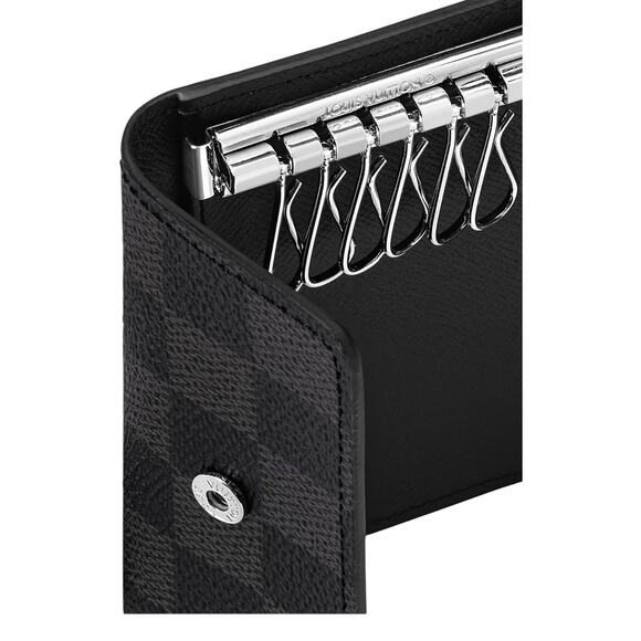288. Louis Vuitton Damier Graphinte 6 Key Holder - Picture 4 of 5